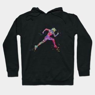 Female runner Hoodie